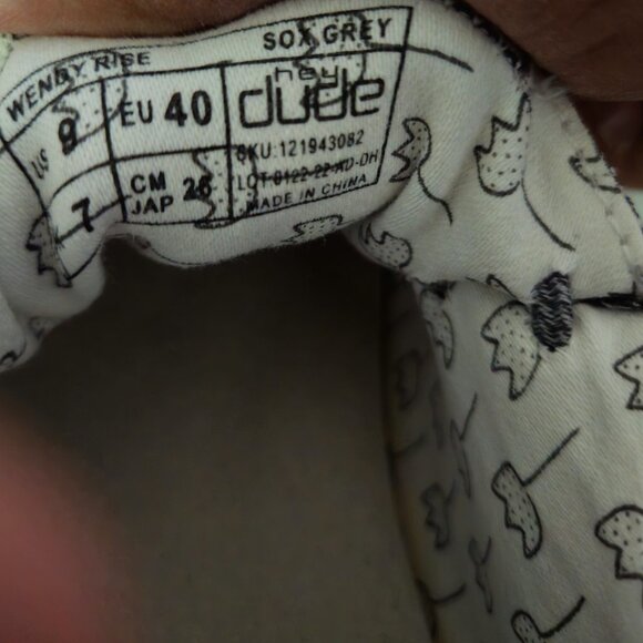 Hey Dude Women's Wendy Rise sox shoes size 9 - Picture 5 of 7